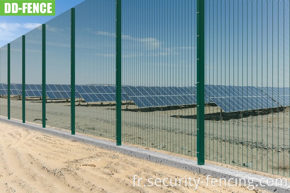 Galvanisé haute sécurité 358 Anti-monte Fence pour la zone commerciale de l'aéroport de l'industrie de la villa